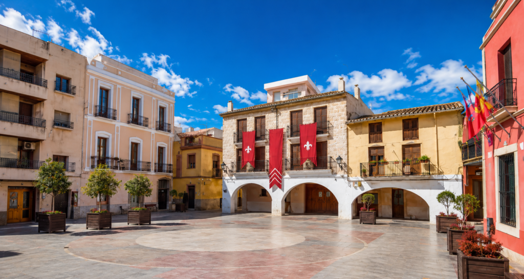 Vista panorámica del centro urbano de Almazora y Almassora